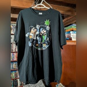 JAY & SILENT BOB Super Mario Bros. T-Shirt Kevin Smith TEE SHIRT NES Size XXL